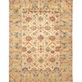 Pasargad 8 x 10 ft Mahal HandKnotted Wool Area Rug Ivory  Light Gold P17 8x10